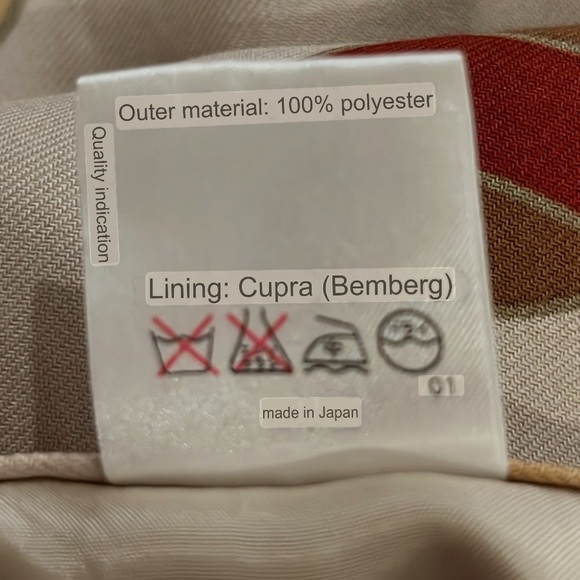 Pierre Cardin Vintage Maxi Skirt Fall Leaf Print Made in Japan Medium Large - Picture 10 of 15